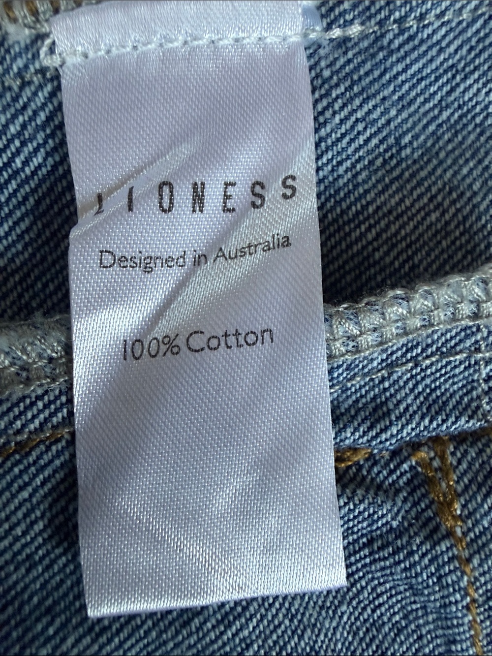 Lioness Denim Halter Open Back Tie Vest Top Size Small - Picture 5 of 10